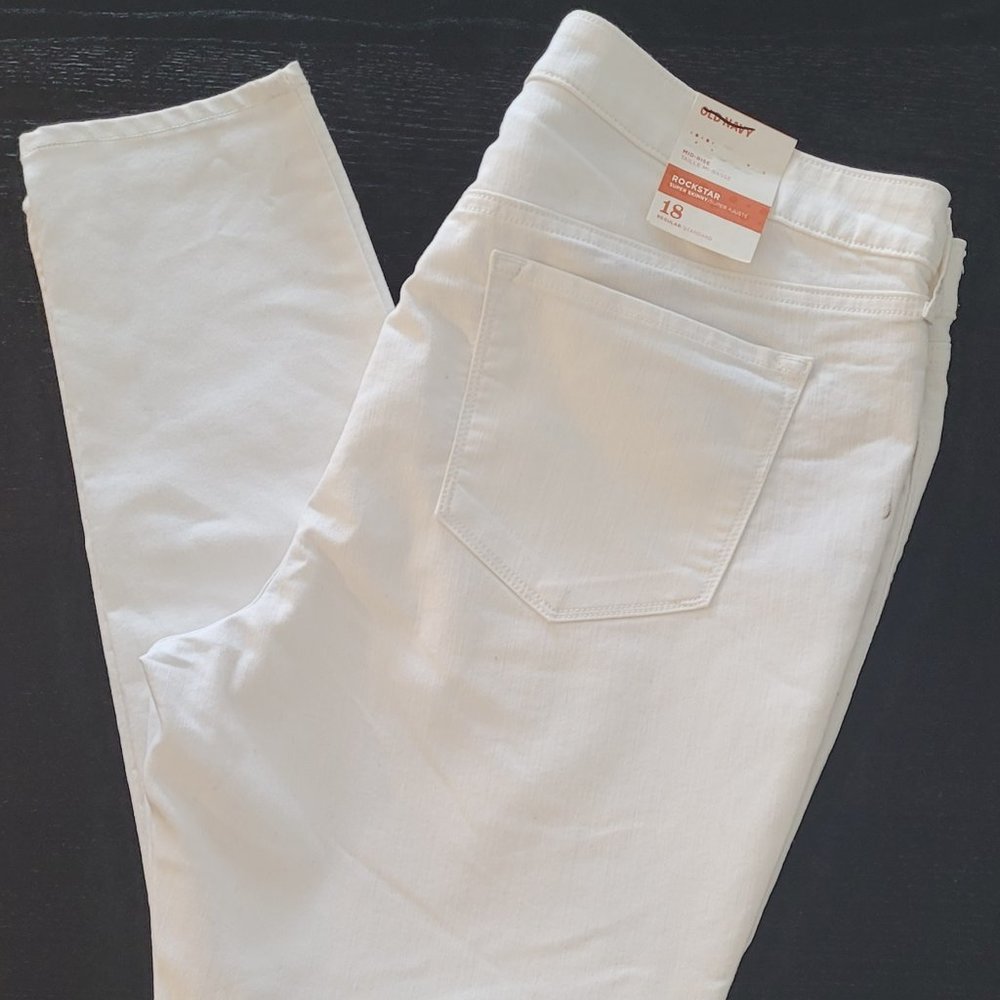 Old Navi Mid-Rise Rockstar Super Skinny Jeans for Women